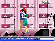 Флеш игра онлайн Сцена Поцелуя
